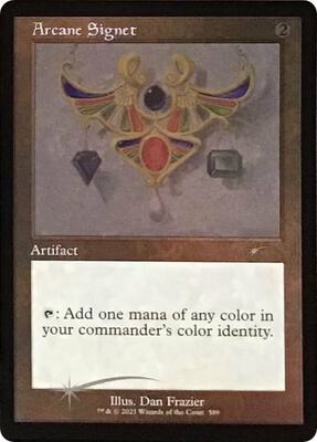 Arcane Signet (589) (Foil Etched) card from Secret Lair Drop Series