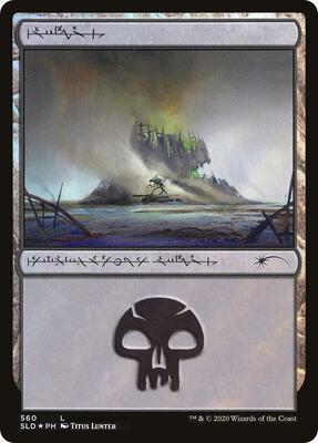 Swamp (560) card from Secret Lair Drop Series