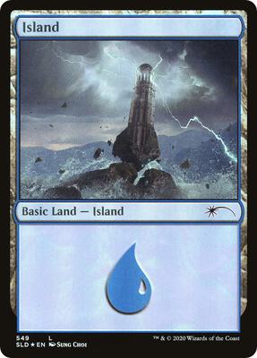 Island (549) card from Secret Lair Drop Series