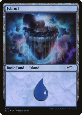 Island (552) card from Secret Lair Drop Series