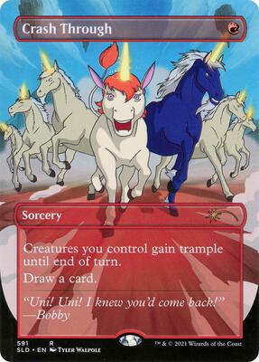 Crash Through card from Secret Lair Drop Series