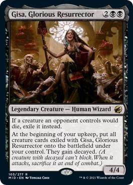 Gisa, Glorious Resurrector card from Innistrad: Midnight Hunt