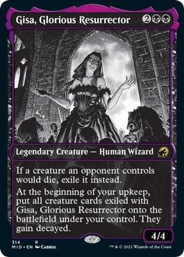Gisa, Glorious Resurrector (Showcase) card from Innistrad: Midnight Hunt