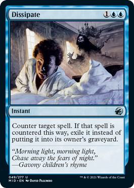 Dissipate card from Innistrad: Midnight Hunt