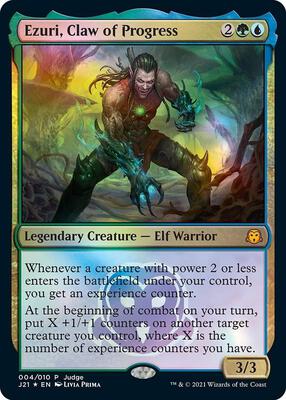 Ezuri, Claw of Progress card from Judge Promos