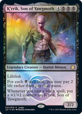 K'rrik, Son of Yawgmoth card from Judge Promos