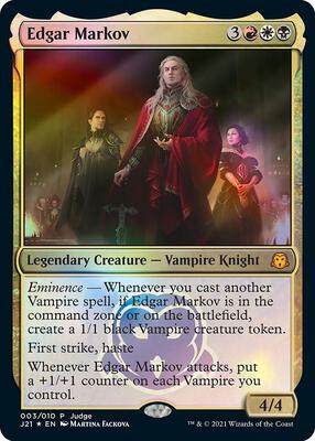 Edgar Markov card from Judge Promos
