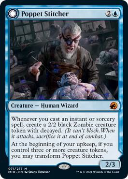 Poppet Stitcher card from Innistrad: Midnight Hunt