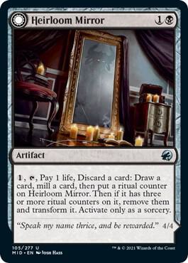 Heirloom Mirror card from Innistrad: Midnight Hunt