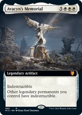 Avacyn's Memorial (Extended Art) card from Commander: Innistrad: Midnight Hunt