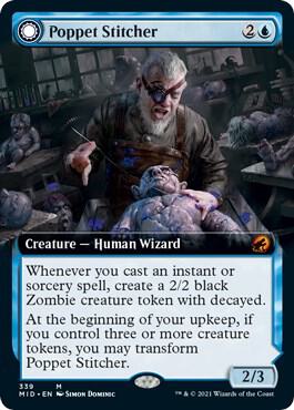 Poppet Stitcher (Extended Art) card from Innistrad: Midnight Hunt