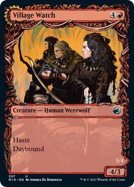 Village Watch (Showcase) card from Innistrad: Midnight Hunt