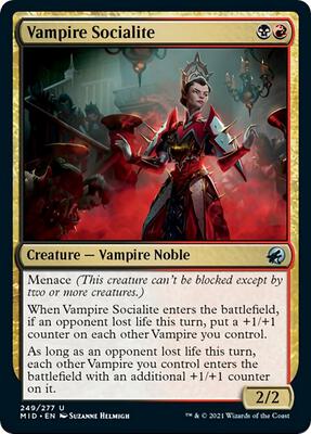 Vampire Socialite card from Innistrad: Midnight Hunt