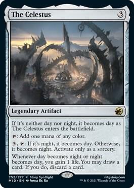 The Celestus card from Innistrad: Midnight Hunt