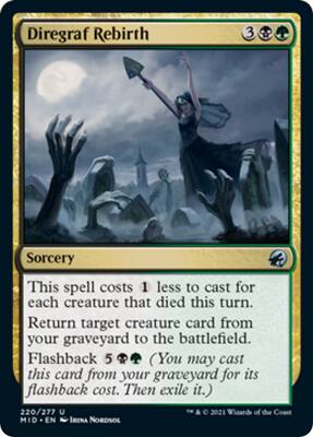 Diregraf Rebirth card from Innistrad: Midnight Hunt