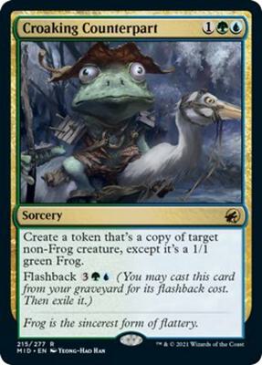 Croaking Counterpart card from Innistrad: Midnight Hunt
