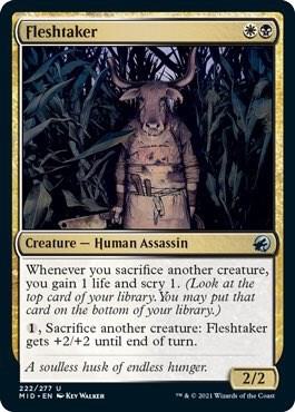 Fleshtaker card from Innistrad: Midnight Hunt