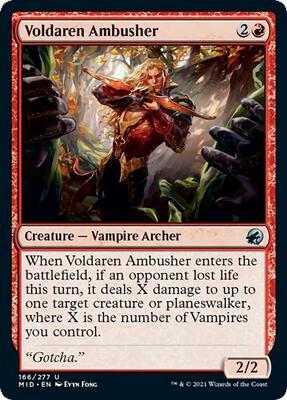 Voldaren Ambusher card from Innistrad: Midnight Hunt