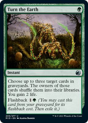 Turn the Earth card from Innistrad: Midnight Hunt