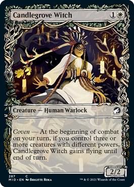 Candlegrove Witch (Showcase) card from Innistrad: Midnight Hunt