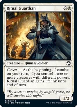 Ritual Guardian card from Innistrad: Midnight Hunt