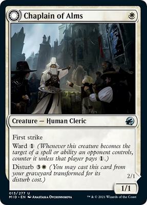 Chaplain of Alms card from Innistrad: Midnight Hunt