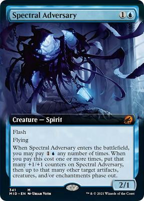 Spectral Adversary (Extended Art) card from Innistrad: Midnight Hunt