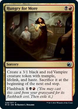 Hungry for More card from Innistrad: Midnight Hunt