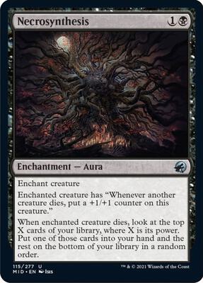 Necrosynthesis card from Innistrad: Midnight Hunt