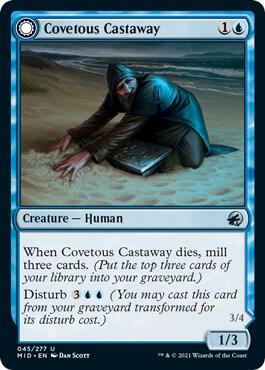 Covetous Castaway card from Innistrad: Midnight Hunt