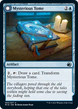 Mysterious Tome card from Innistrad: Midnight Hunt
