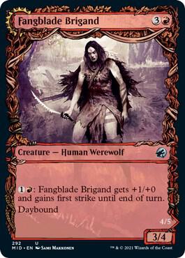 Fangblade Brigand (Showcase) card from Innistrad: Midnight Hunt
