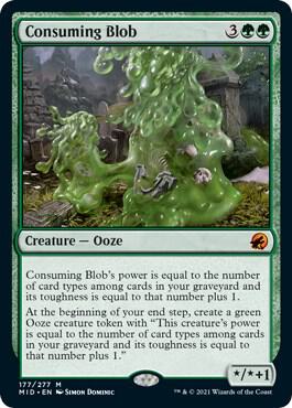 Consuming Blob card from Innistrad: Midnight Hunt