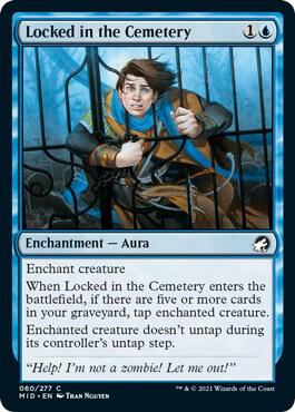 Locked in the Cemetery card from Innistrad: Midnight Hunt