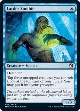 Larder Zombie card from Innistrad: Midnight Hunt