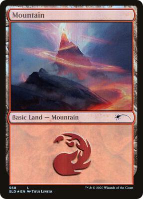 Mountain (568) card from Secret Lair Drop Series