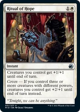 Ritual of Hope card from Innistrad: Midnight Hunt