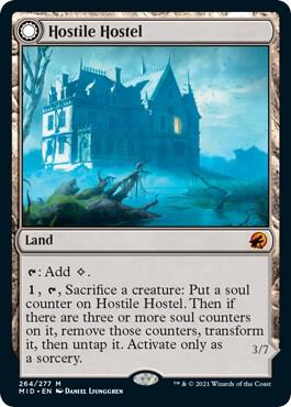 Hostile Hostel card from Innistrad: Midnight Hunt