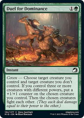 Duel for Dominance card from Innistrad: Midnight Hunt