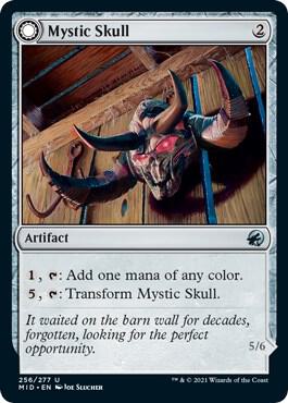 Mystic Skull card from Innistrad: Midnight Hunt