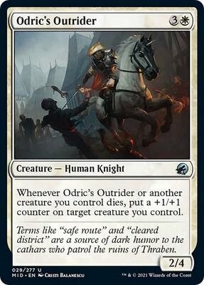 Odric's Outrider card from Innistrad: Midnight Hunt