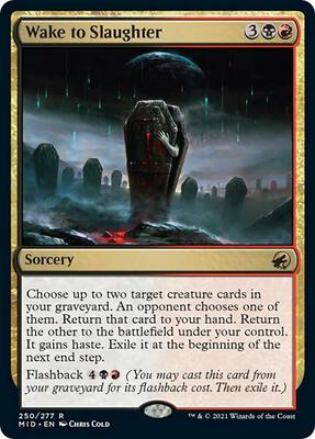 Wake to Slaughter card from Innistrad: Midnight Hunt