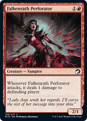 Falkenrath Perforator card from Innistrad: Midnight Hunt