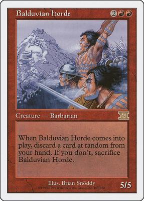 Balduvian Horde card from Classic Sixth Edition