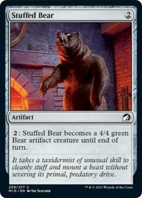 Stuffed Bear card from Innistrad: Midnight Hunt
