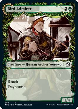 Bird Admirer (Showcase) card from Innistrad: Midnight Hunt