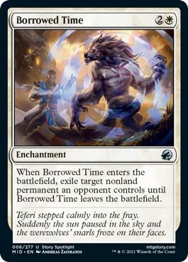 Borrowed Time card from Innistrad: Midnight Hunt