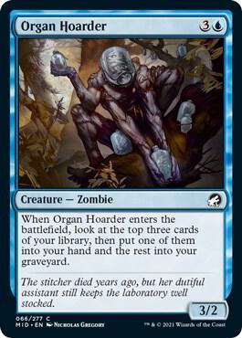 Organ Hoarder card from Innistrad: Midnight Hunt