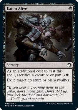 Eaten Alive card from Innistrad: Midnight Hunt
