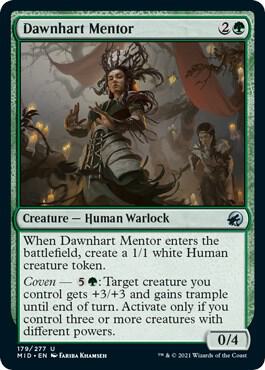 Dawnhart Mentor card from Innistrad: Midnight Hunt